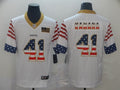 Men’s New Orleans Saints Alvin Kamara #41 White Authentic Jersey
