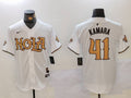 Men’s New Orleans Saints Alvin Kamara #41 White Jersey
