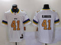 Men’s New Orleans Saints Alvin Kamara #41 White Jersey