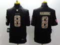 Men’s New Orleans Saints Archie Manning #8 Black Jersey