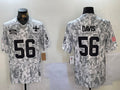 Men’s New Orleans Saints Demario Davis #56 Arctic Camo 2024 Salute to Service Limited Jersey