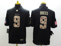 Men’s New Orleans Saints Drew Brees #9 Black Team Jersey