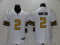Men’s New Orleans Saints Jameis Winston #2 White Alternate Jersey