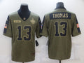 Men’s New Orleans Saints Michael Thomas #13 Brown Jersey