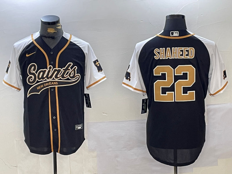 Men’s New Orleans Saints Rashid Shaheed #22 Black Legacy Jersey