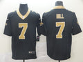 Men’s New Orleans Saints Taysom Hill #7 Black Jersey