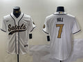 Men’s New Orleans Saints Taysom Hill #7 White Jersey
