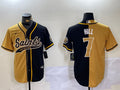Men’s New Orleans Saints Taysom Hill #7 Yllow/Black Jersey