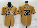 Men’s New Orleans Saints Tyrann Mathieu #32 Yellow Jersey Joint Edition