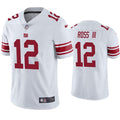 Mens New York Giants #12 John Ross III Nike White Vapor Untouchable Limited Jersey