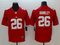Men’s New York Giants #26 Saquon Barkley Jersey Red