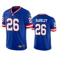 Men’s New York Giants #26 Saquon Barkley Royal Classic Vapor Limited Jersey