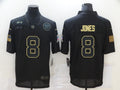 Men’s New York Giants #8 Daniel Jones Black Jersey