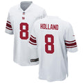 Men’s New York Giants #8 Jevon Holland Nike White Vapor F.U.S.E. Limited Jersey