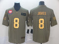 Men’s New York Giants Daniel Jones #8 Brown Jersey