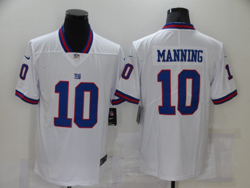 Men’s New York Giants Eli Manning #10 White Jersey