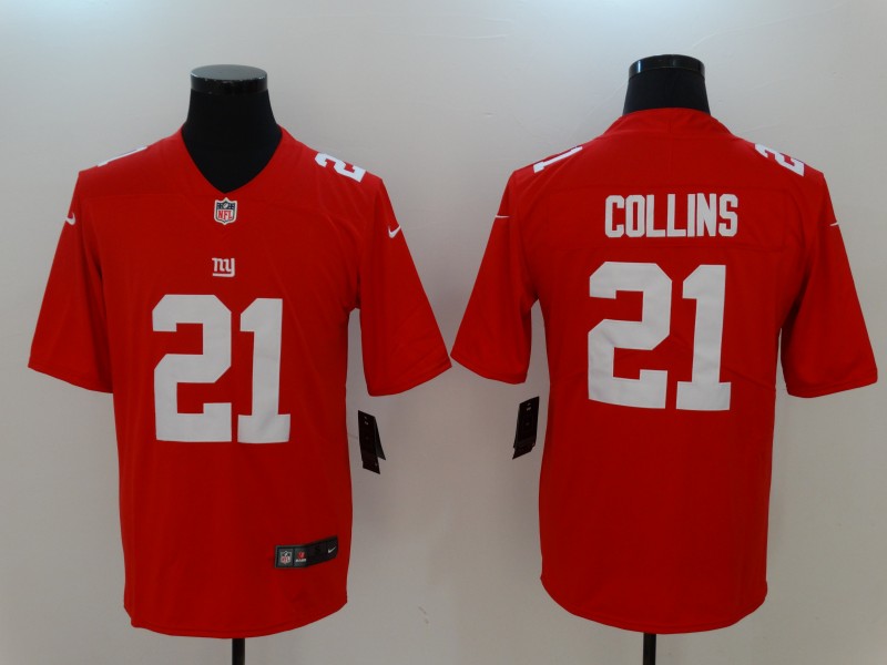 Men’s New York Giants Landon Collins #21 Red Jersey