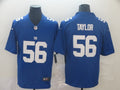 Men’s New York Giants Lawrence Taylor #56 Blue Jersey