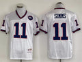 Men’s New York Giants Phil Simms Mitchell & Ness White Legacy Jersey