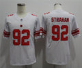 Men’s New York Giants Retired Player #92 Michael Strahan Nike White Vapor Untouchable Limited Jersey