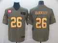 Men’s New York Giants Saquon Barkley #26 Brown Alternate Jersey