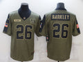 Men’s New York Giants Saquon Barkley #26 Brown Jersey