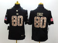 Men’s New York Giants Victor Cruz #80 Black Jersey