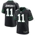 Men’s New York Jets #11 Jermaine Johnson II Nike Black Alternate Legacy Game Jersey