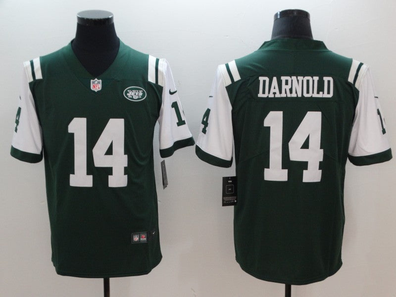 Men’s New York Jets #14 Sam Darnold Green Jersey