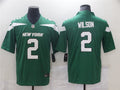 Men’s New York Jets #2 Zach Wilson Green Nike NFL Vapor Limited Jersey
