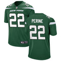 Men’s New York Jets #22 La’Mical Perine Nike Gotham Green Vapor Limited Jersey