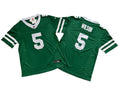 Men’s New York Jets #5 Garrett Wilson Nike Green Legacy Game Jersey