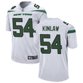 Men’s New York Jets #54 Javon Kinlaw Nike White Vapor Limited Jersey