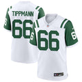 Men’s New York Jets #66 Joe Tippmann White Alternate Classic Jersey