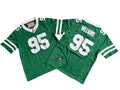Men’s New York Jets #95 Quinnen Williams Nike Green Vapor F.U.S.E. Legacy Jersey