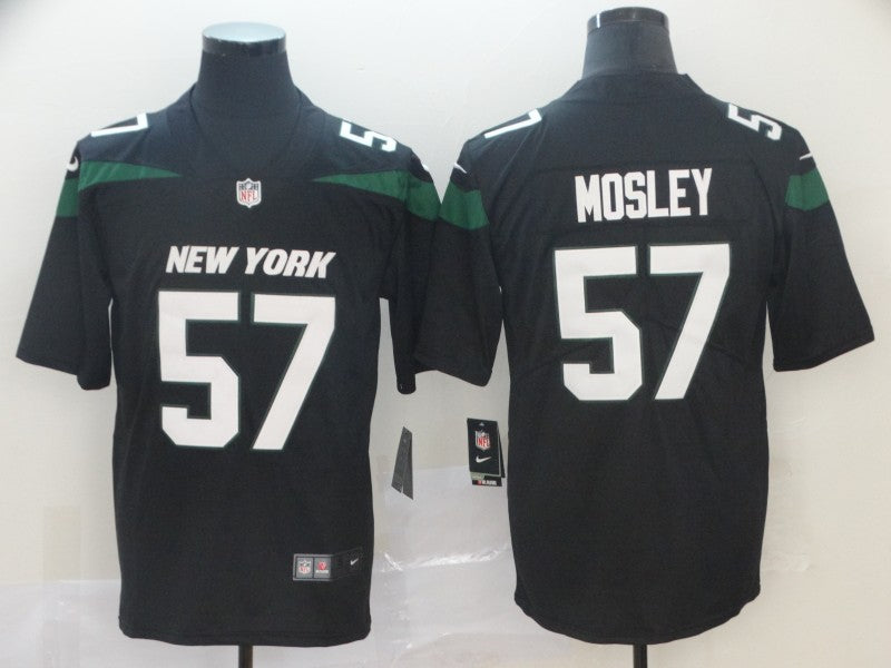 Men’s New York Jets C. J. Mosley #57 Black Jersey