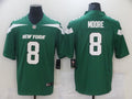 Men’s New York Jets Elijah Moore #8 Gotham Green Jersey
