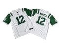 Men’s New York Jets Retired Player #12 Joe Namath White Alternate Classic Jersey
