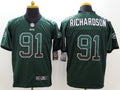 Men’s New York Jets Sheldon Richardson #91 Green Jersey