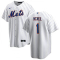 Men’s New York Mets #1 Jeff McNeil White Cool Base Stitched Jersey