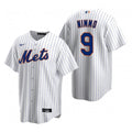 Men’s New York Mets #9 Brandon Nimmo White Cool Base Stitched Baseball Jersey