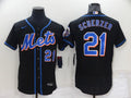 Men’s New York Mets Max Scherzer #21 Black Jersey