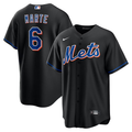 Men’s New York Mets Starling Marte #6 Black Alternate Jersey