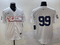 Men’s New York Yankees Aaron Judge White Name Jersey