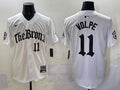 Men’s New York Yankees Anthony Volpe #11 White Alternate Limited Jersey