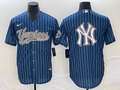 Men’s New York Yankees Blue Jersey Joint Edition