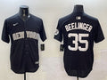 Men’s New York Yankees Cody Bellinger #35 Black Jersey