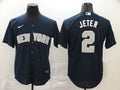 Men’s New York Yankees Derek Jeter #2 Navy Jersey