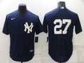 Men’s New York Yankees Giancarlo Stanton #27 Navy Name Jersey