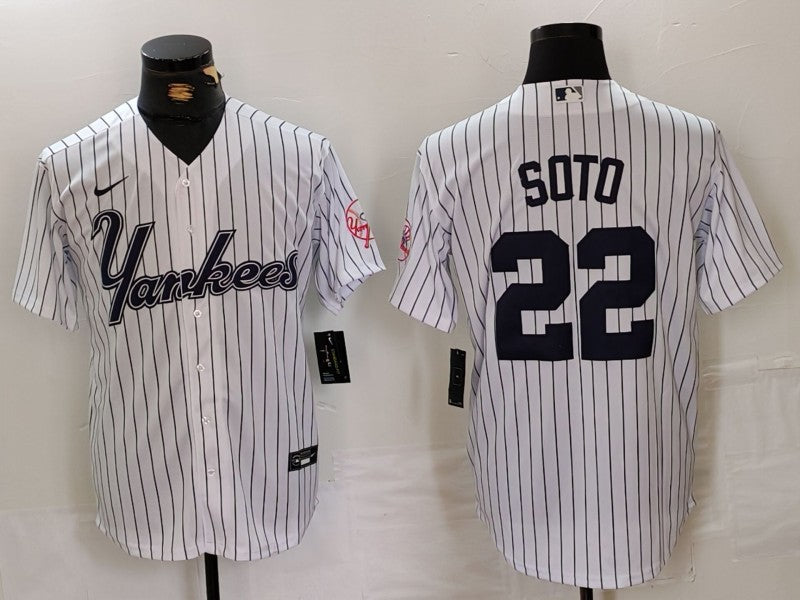 Men’s New York Yankees Juan Soto White Jersey